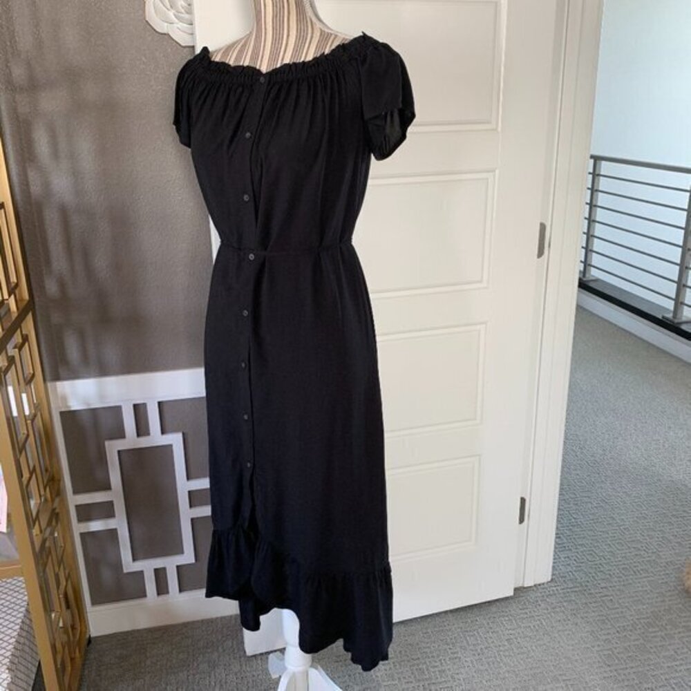 LOFT High Low Bardot Dress